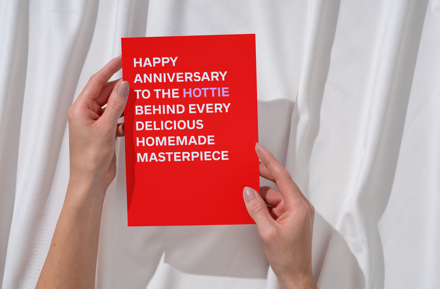 Funny Anniversary Card – Wife Birthday or Valentine’s – Homemade Cooking Joke
