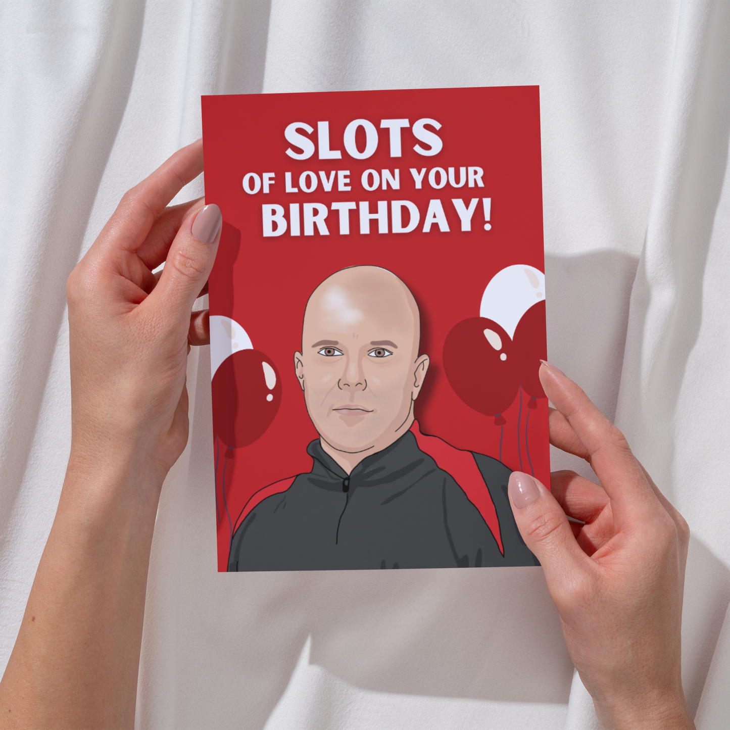 Arne Slot Birthday Card: Liverpool Football Fan Gift - YNWA