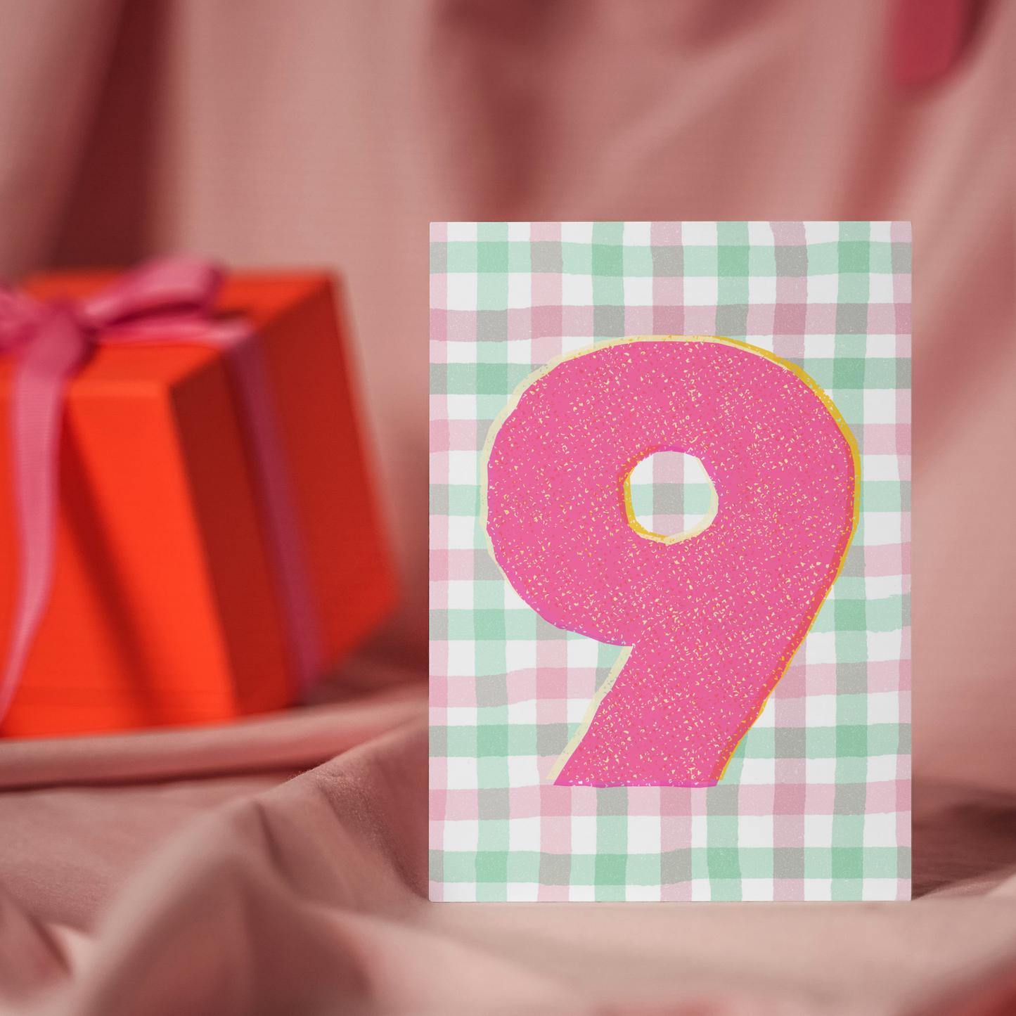 Colourful Kids Number Birthday Card - 9th Birthday Card for Kids | Vibrant fun greeting card