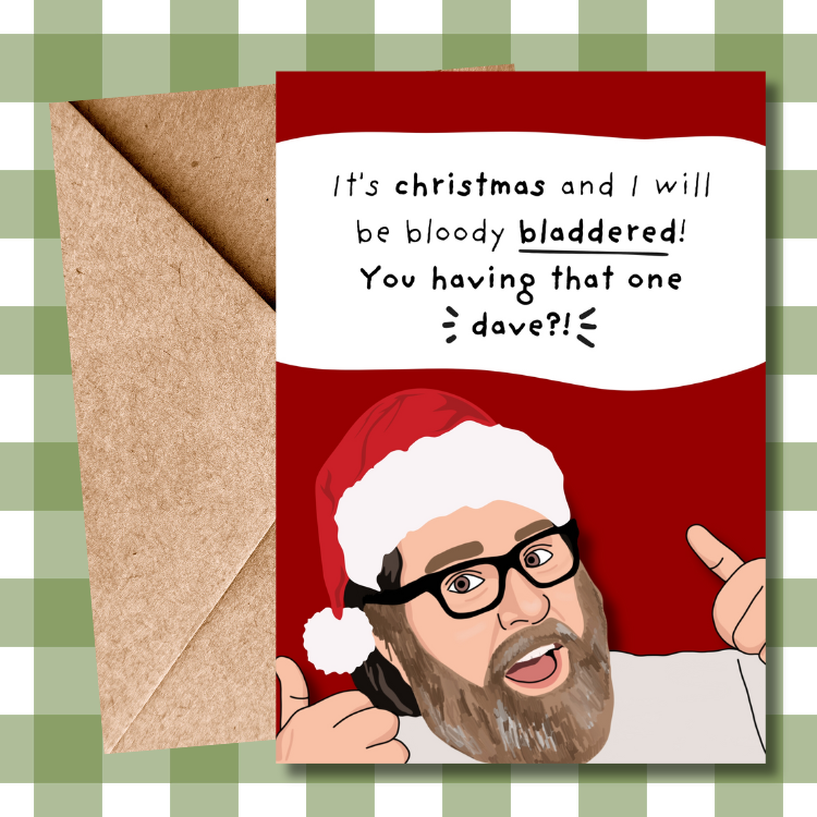 The Royle Family Jim Royle Christmas Card, Funny British Sitcom Card, Humorous Holiday Greeting, TV Show Fan Gift
