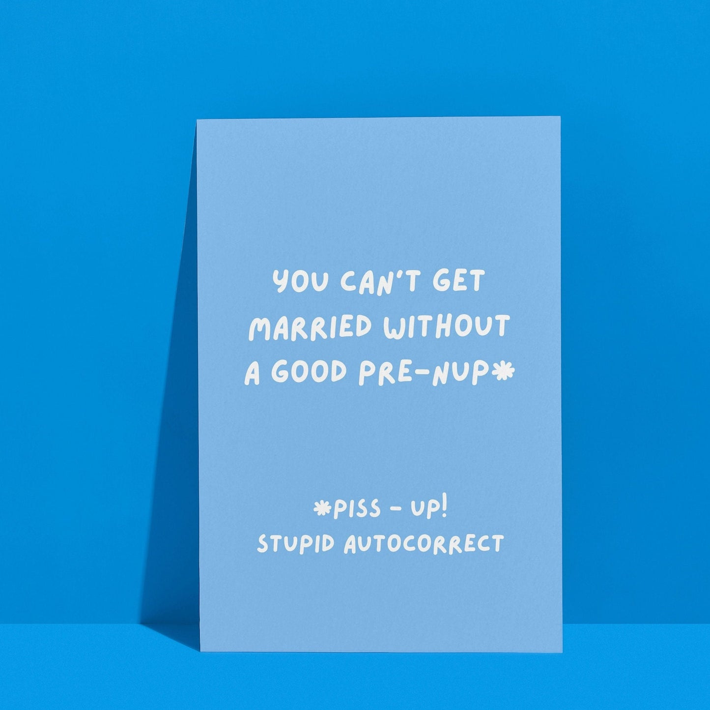 Funny Wedding Card, The Happy Couple, Congratulations , Mr and Mrs, humour card, funny wedding, word cards, auto correct card, Card for them