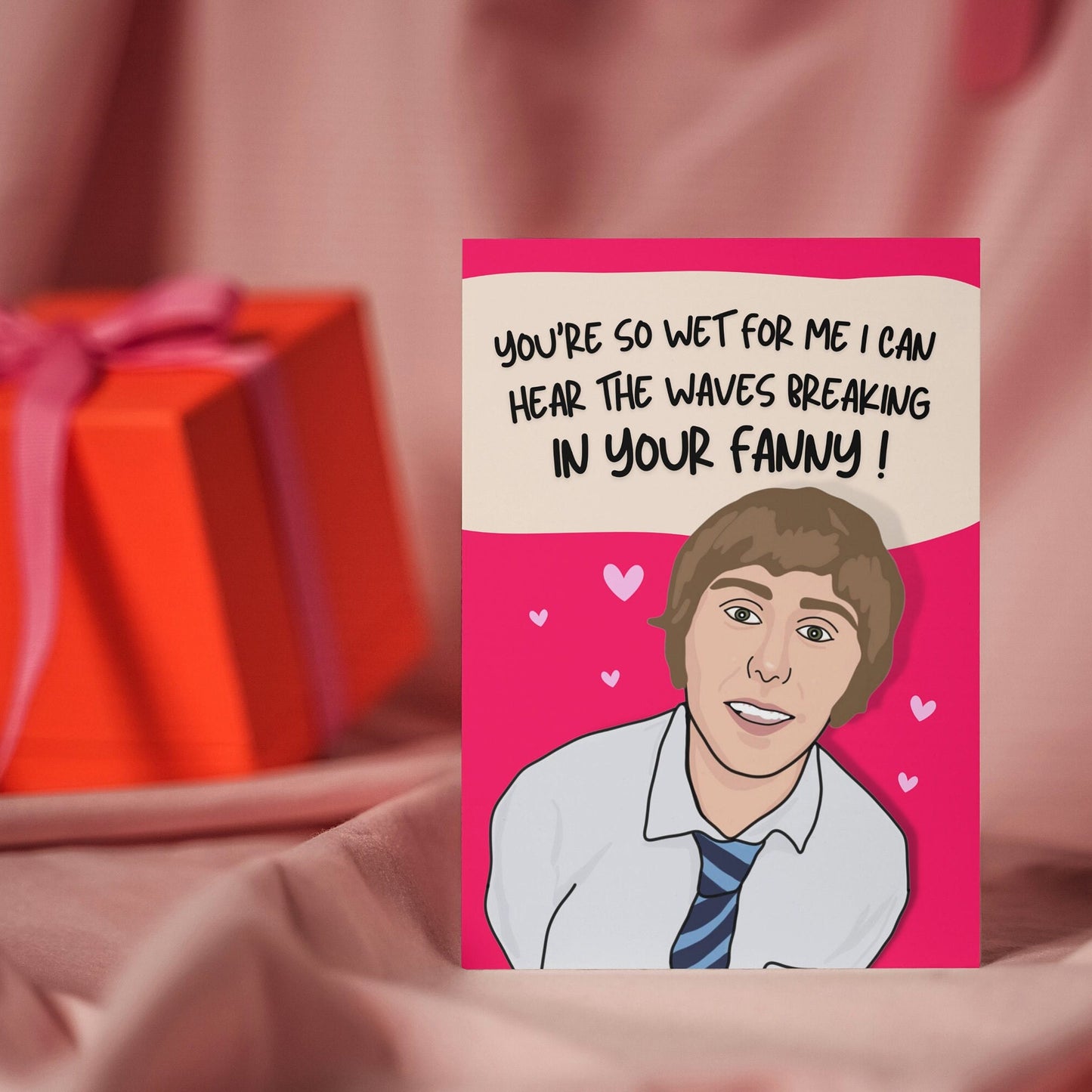 Jay Inbetweeners Valentine's Day, Rude, Cheeky, Card, for him, for her, funny banter anniversary card - husband, wife, girlfriend, boyfriend