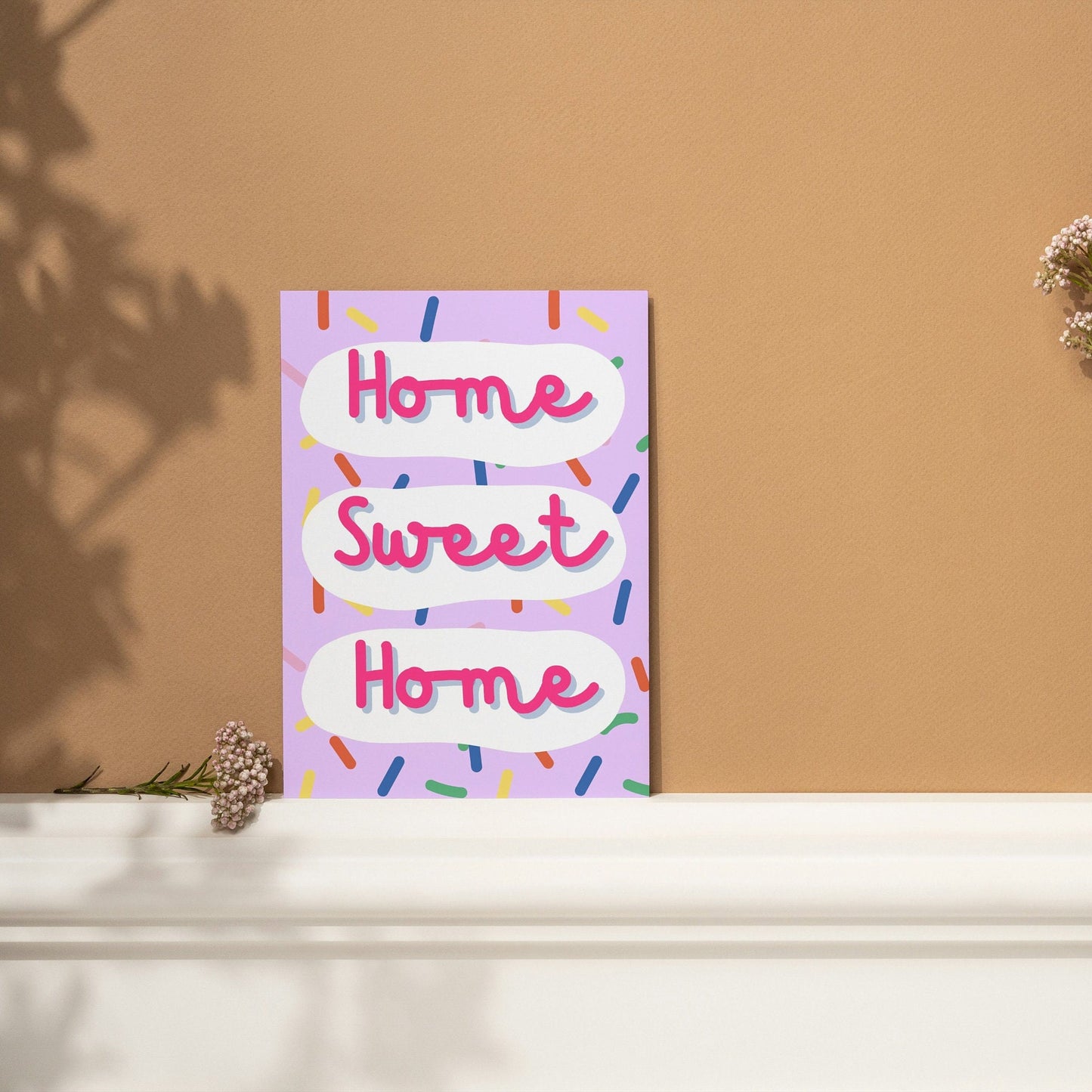 Colourful New Home Greeting Card - Housewarming Card for Friends & Family - Celebrate Moving In