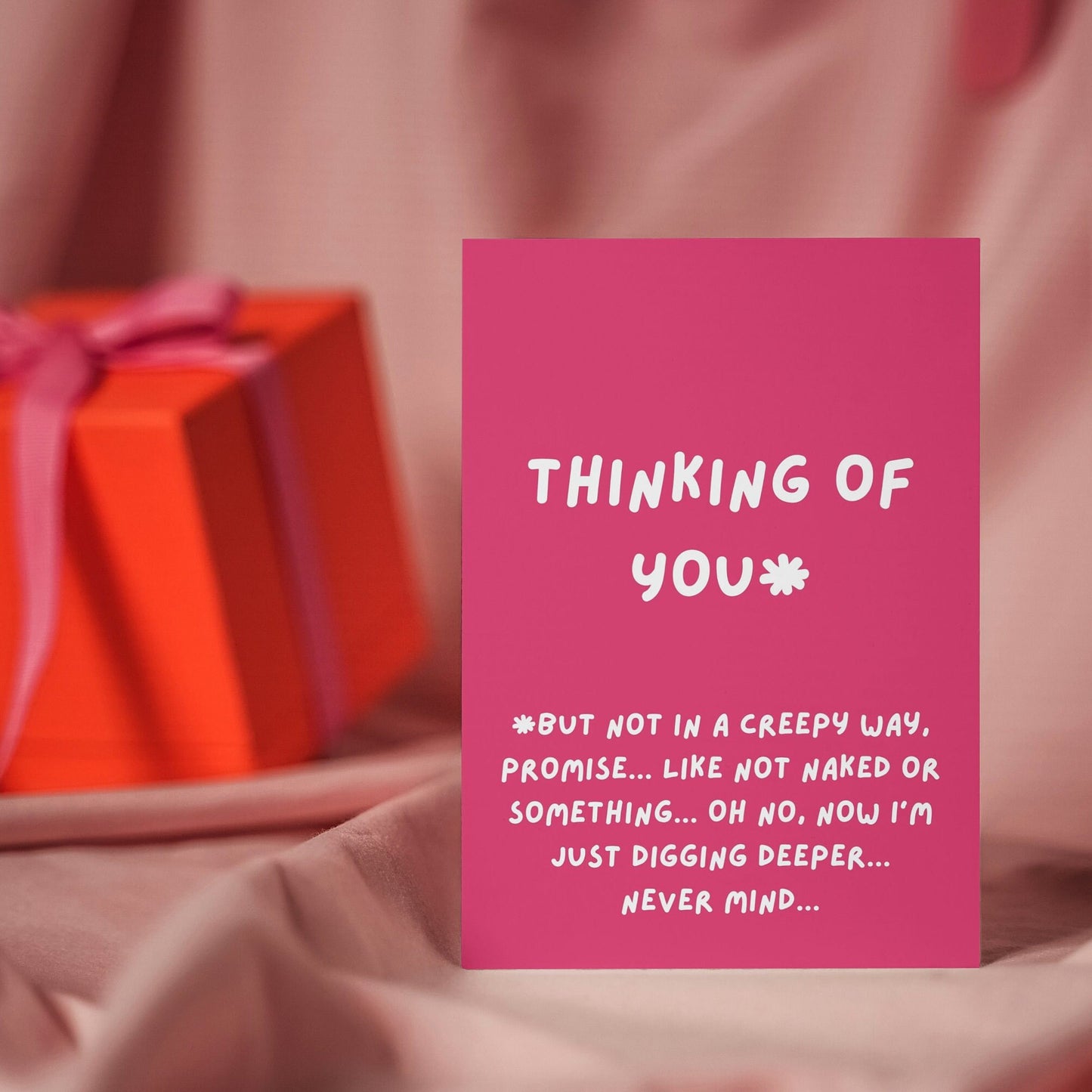 Funny , thinking of you , cheeky , send a smile , rude , humour card , sympathy , sorry