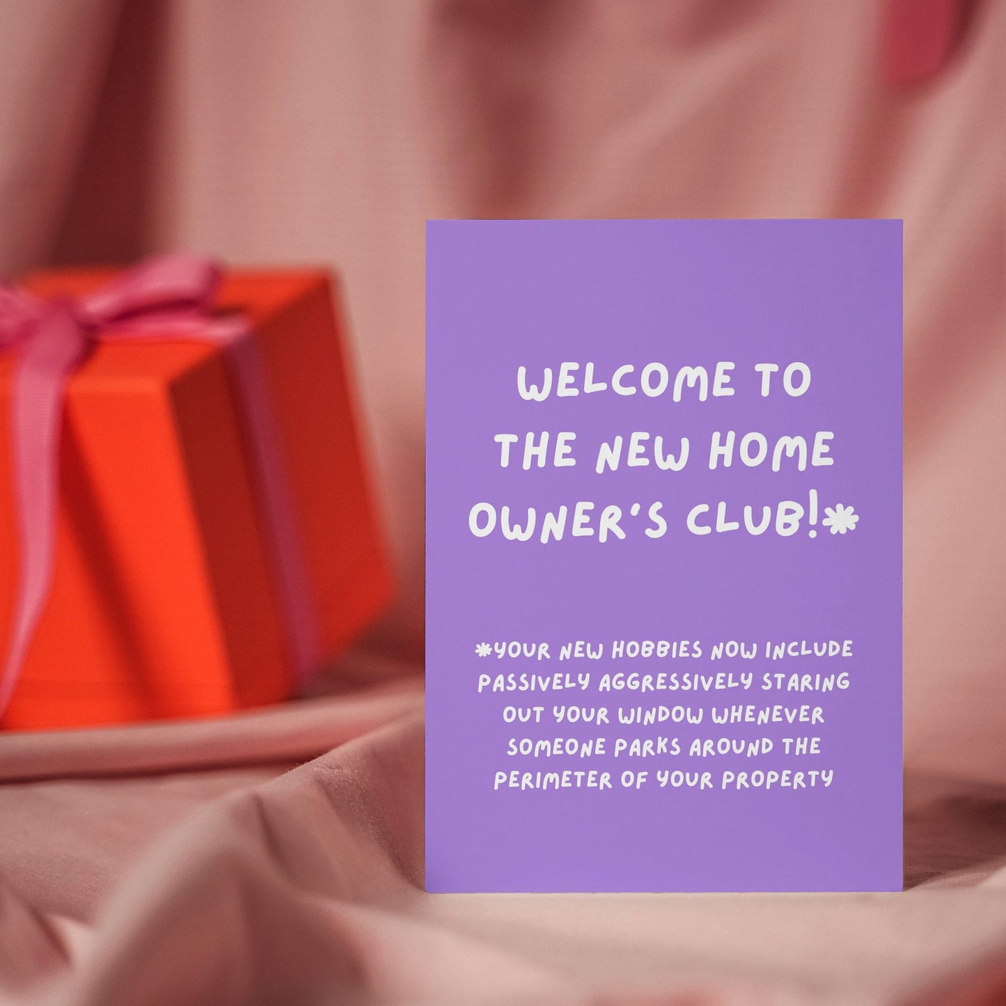 Funny New Home Card, new home owners, Moving, Housewarming, Offensive banter, quirky New Home Card