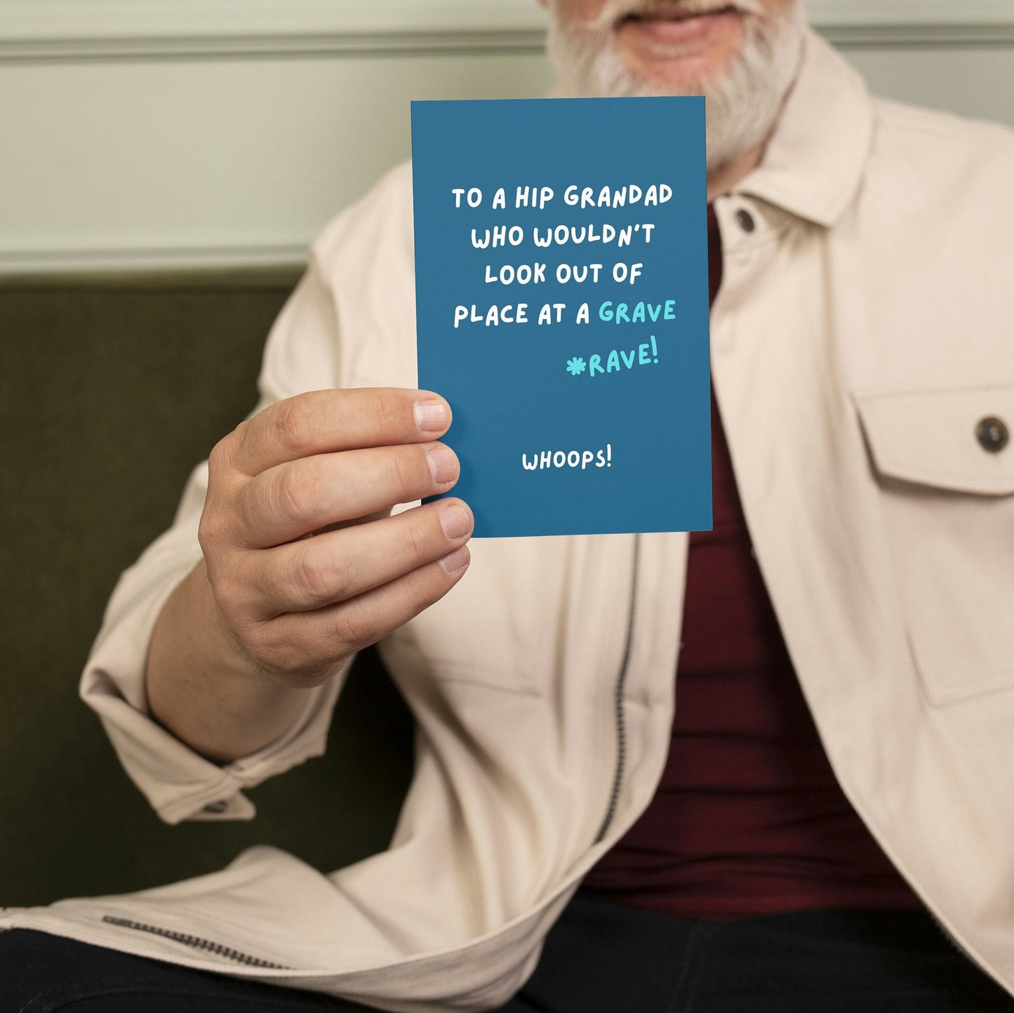 Funny, Grandad, Auto Correct, Fathers Day Card, For him