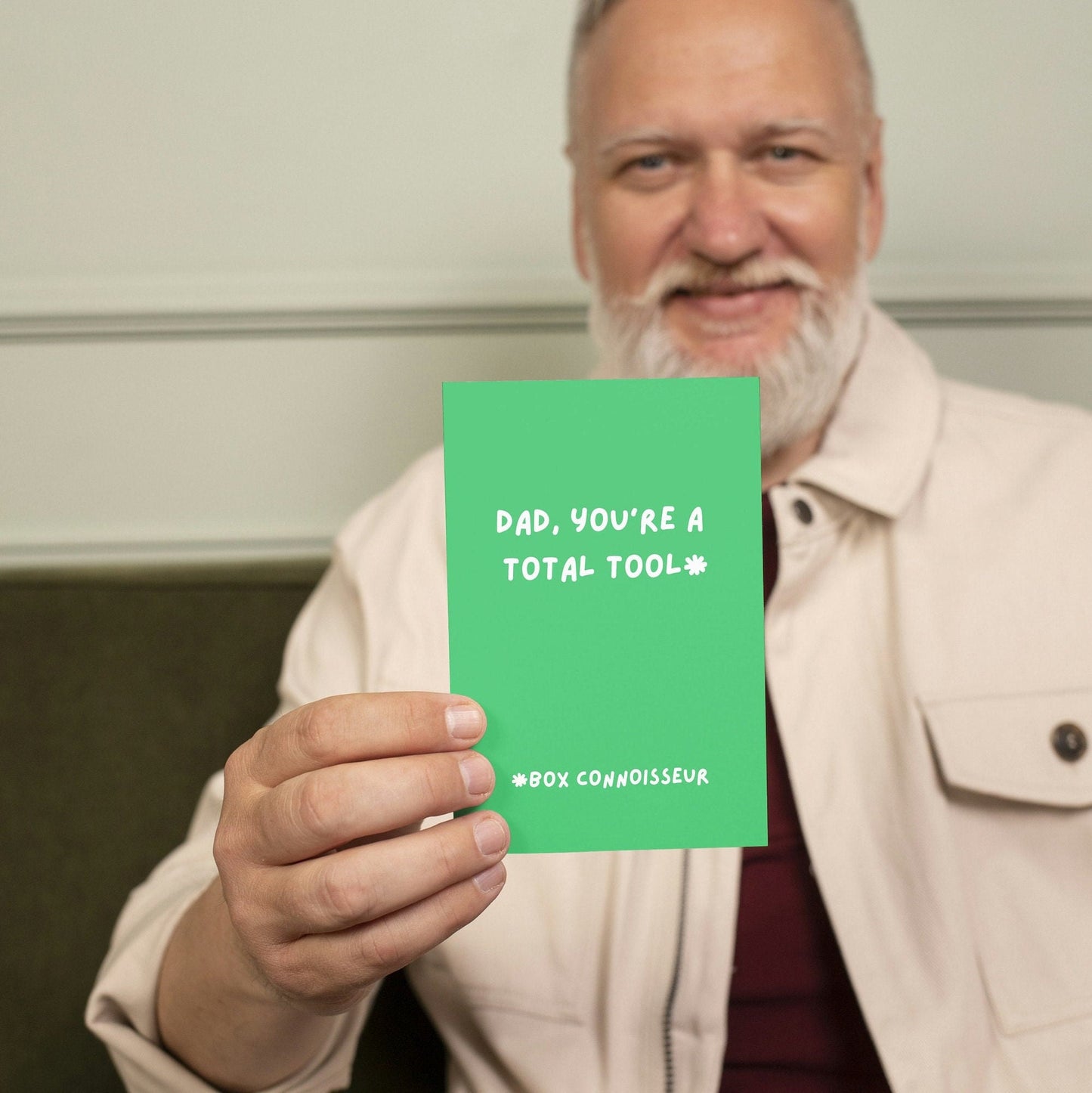 Dad, You're a Tool * Box Connoisseur: Funny Father's Day Card for the Handy Dad