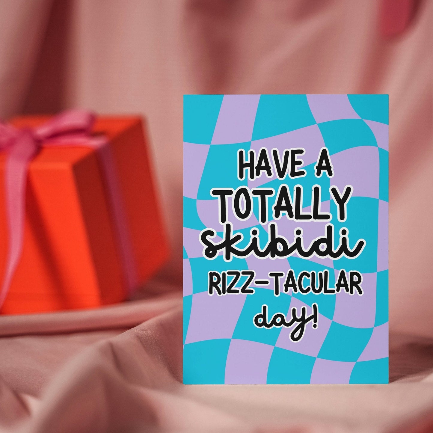 Skibidi Rizz birthday card - Vibrant Skibidi Rizz Birthday Card – Trendy TikTok Inspired!