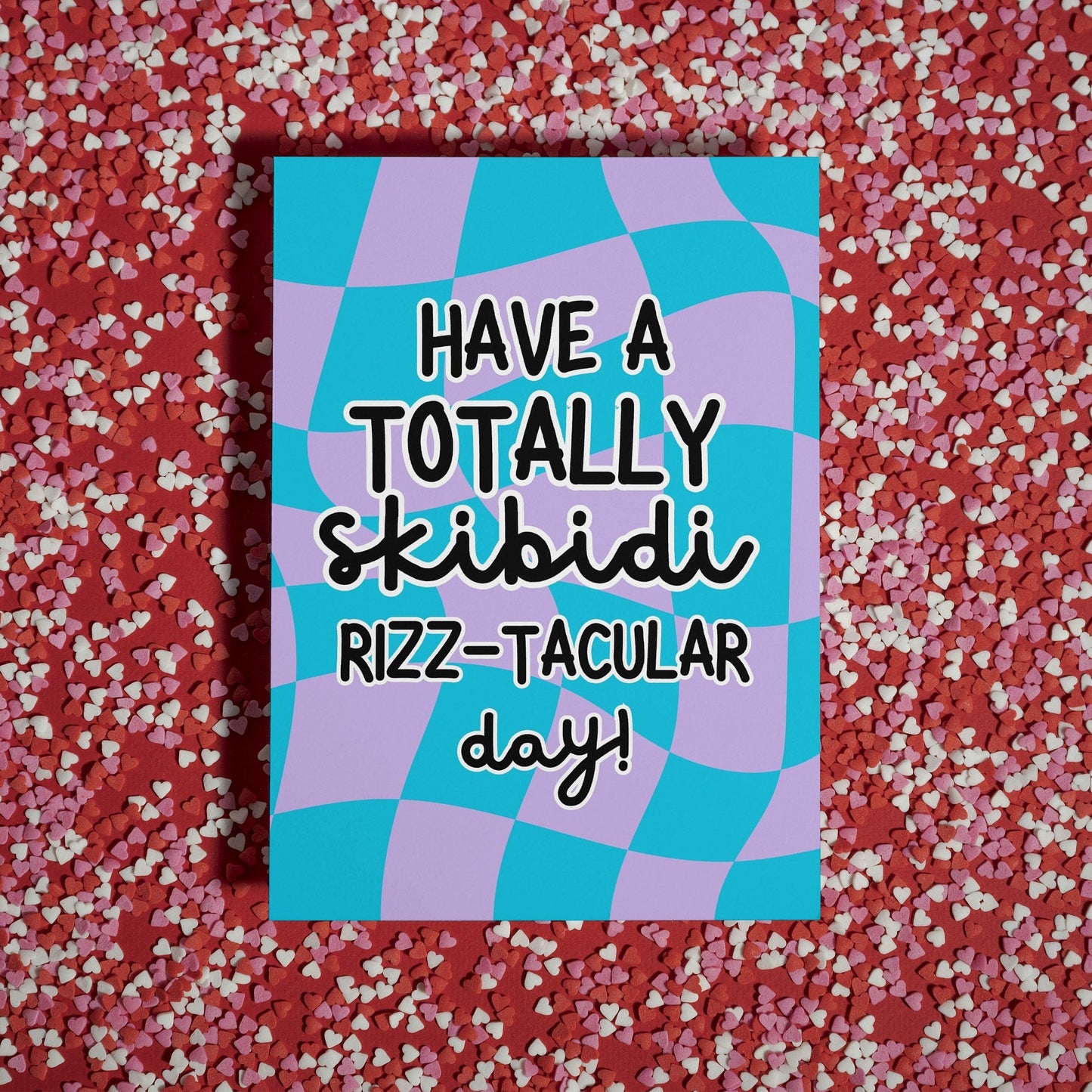Skibidi Rizz birthday card - Vibrant Skibidi Rizz Birthday Card – Trendy TikTok Inspired!