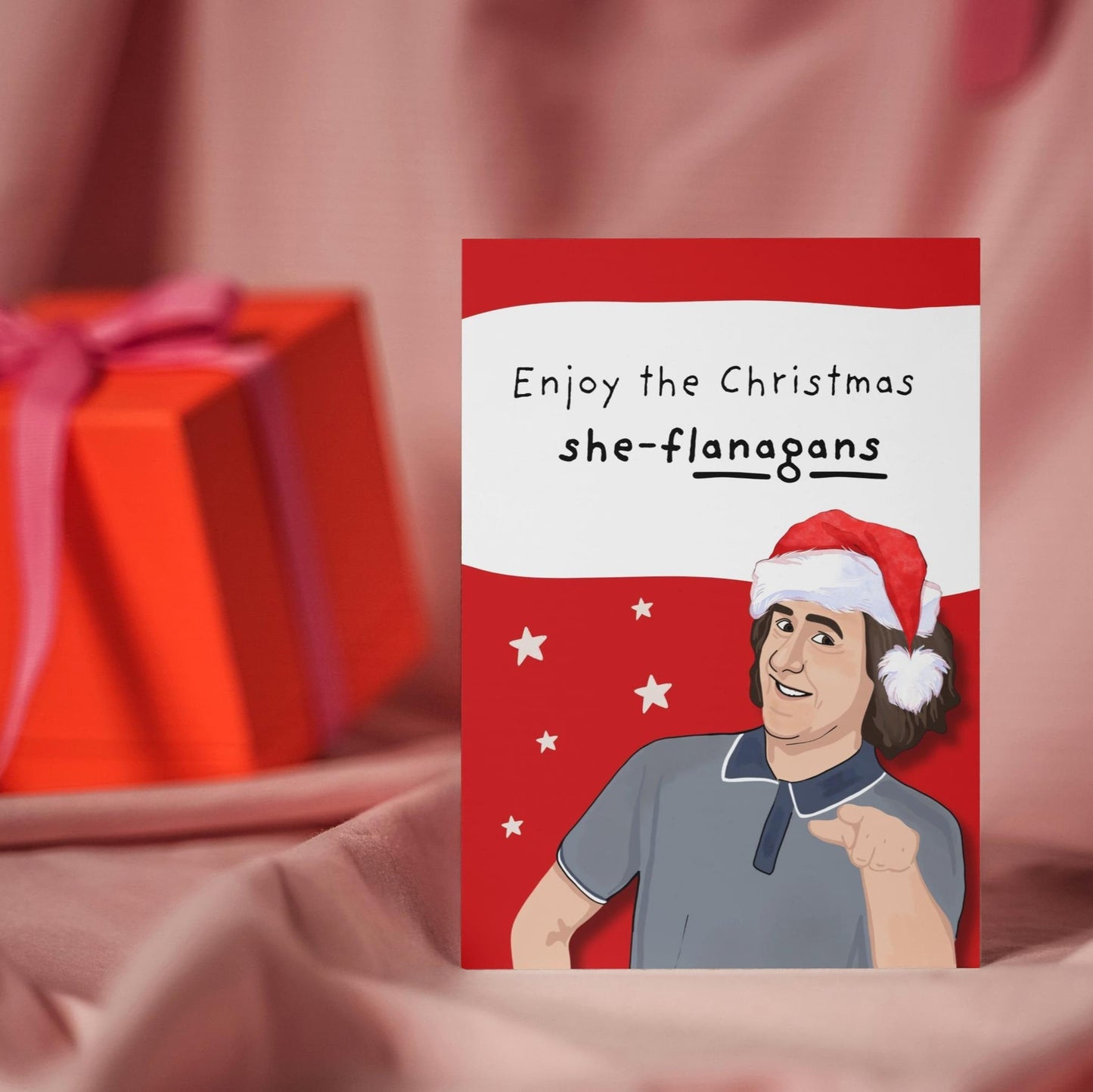Micky Flanagan Stand-Up Comedy Christmas Card - Hilarious Holiday Greeting
