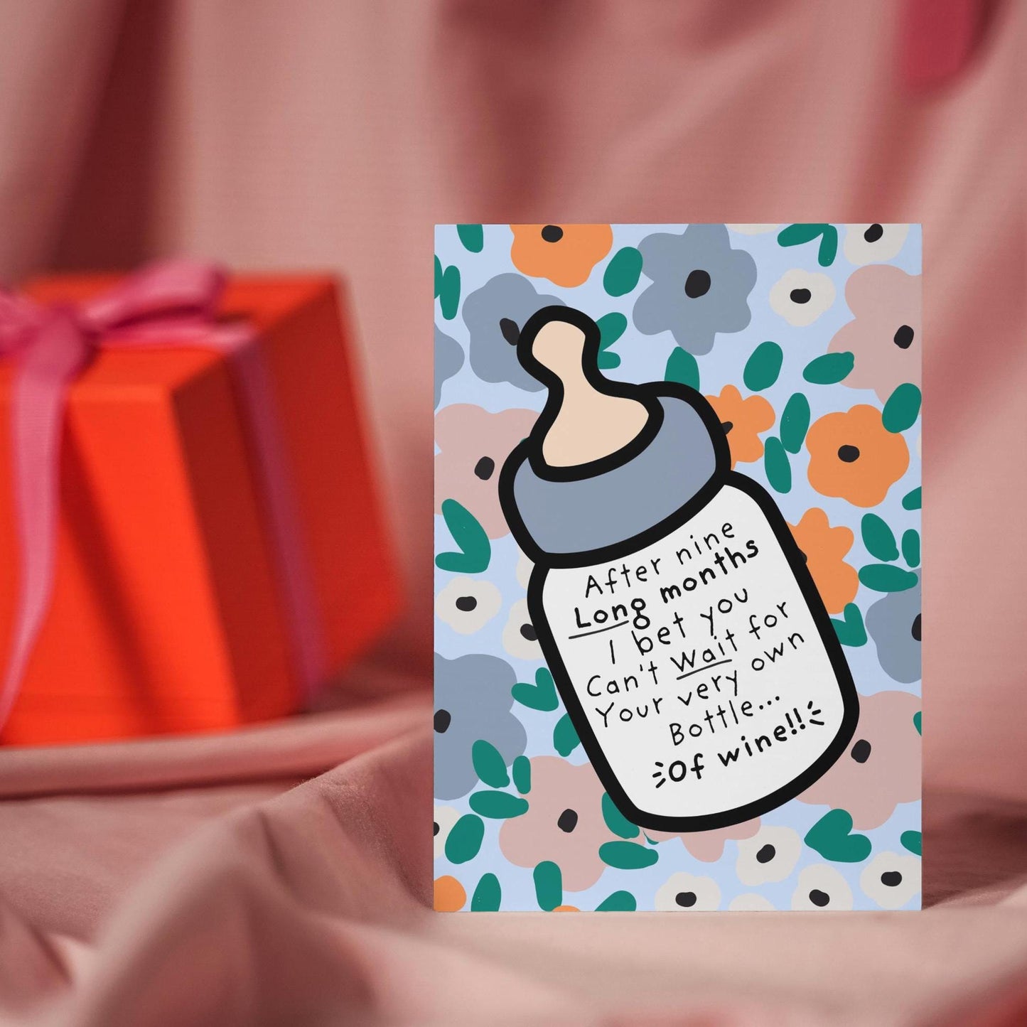 Funny Baby Boy Congratulations Card | New Baby Card for Mum | Humour Gift for New Mum | Baby Shower Greeting card
