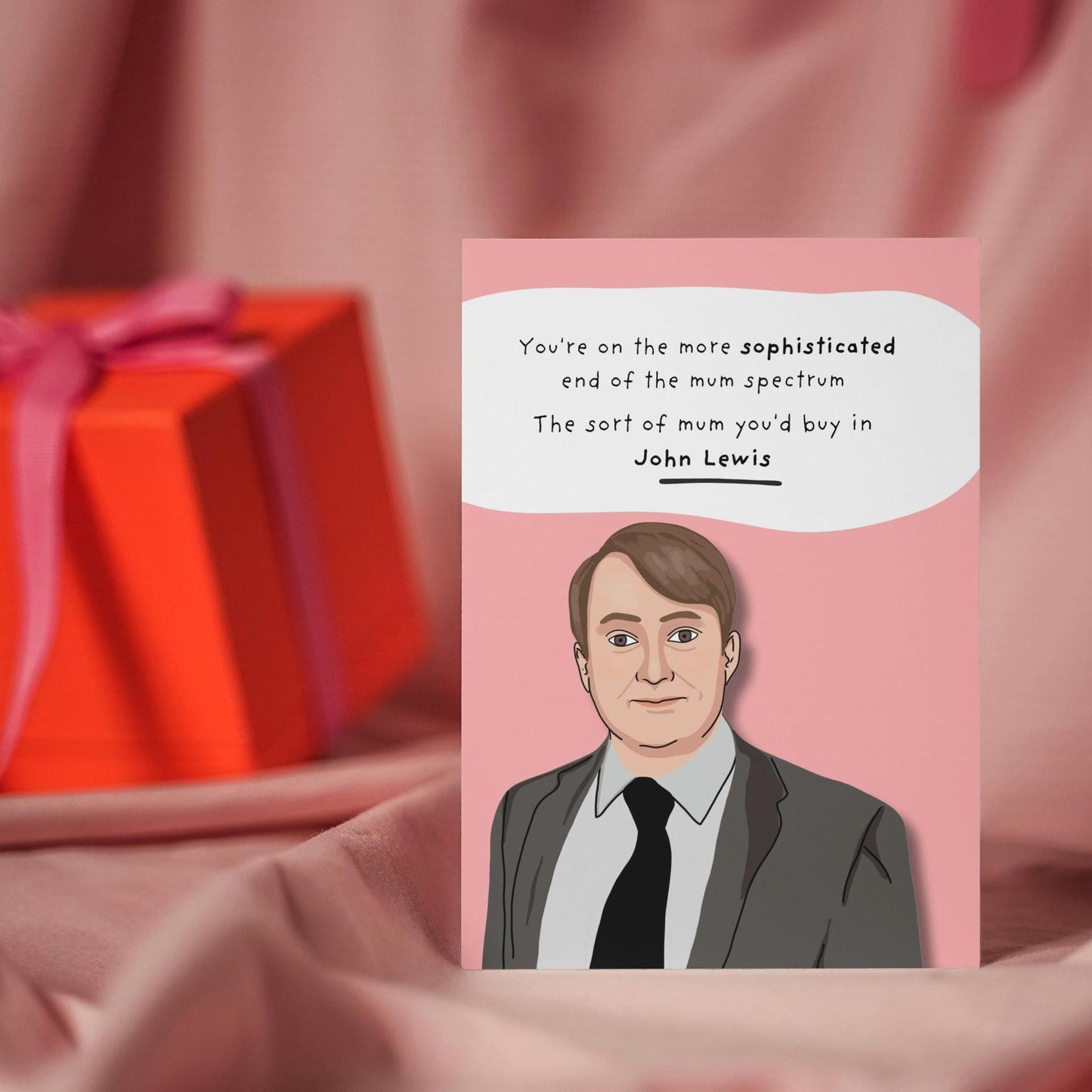 Funny Mark Corrigan Peep Show Mother's Day Card | Iconic TV Series Gift | Trendy Humour Card for Mum