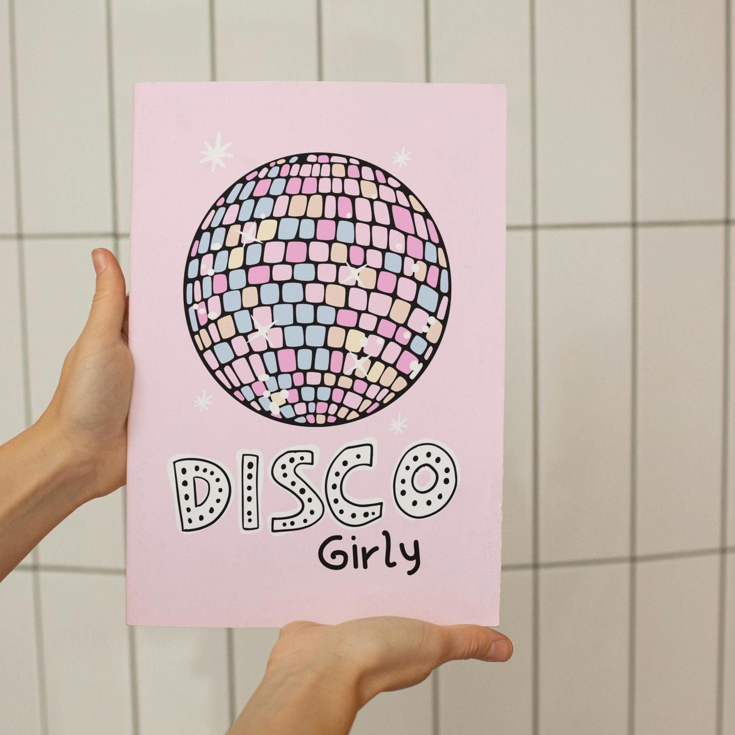 Disco Ball Art Print for Girls' Room | Instant Digital Download | Beautiful A4 Wall Decor