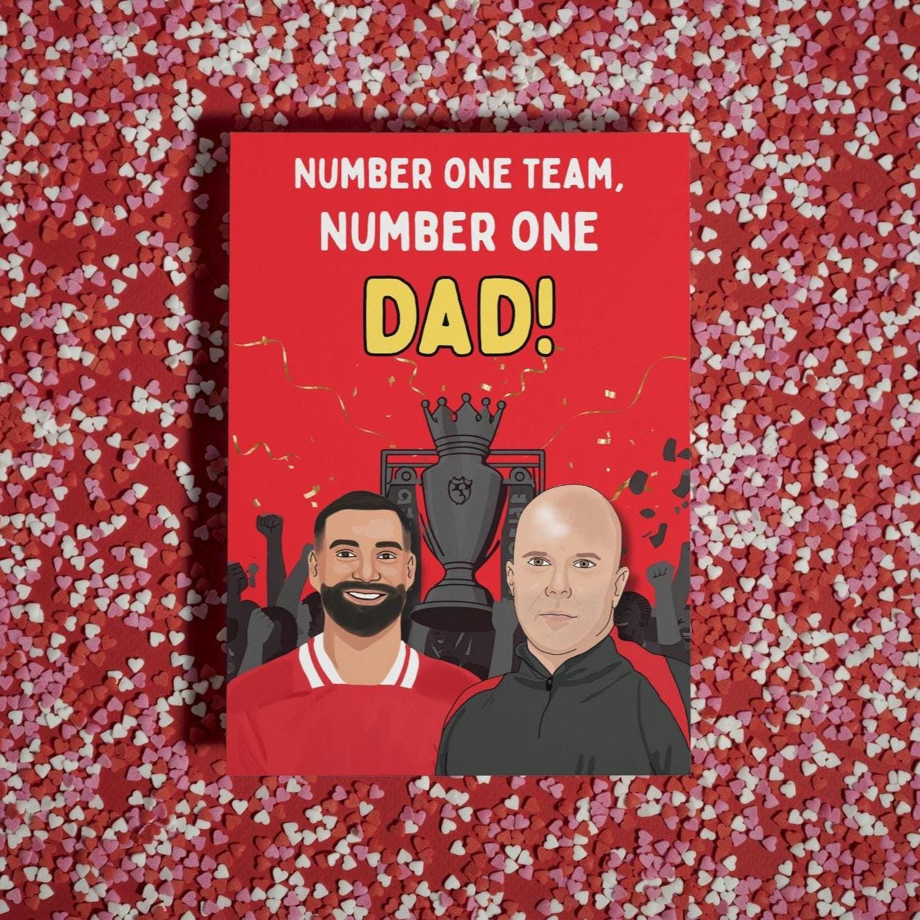 Liverpool FC Premier League Champions Father's Day Card - For number one Dad