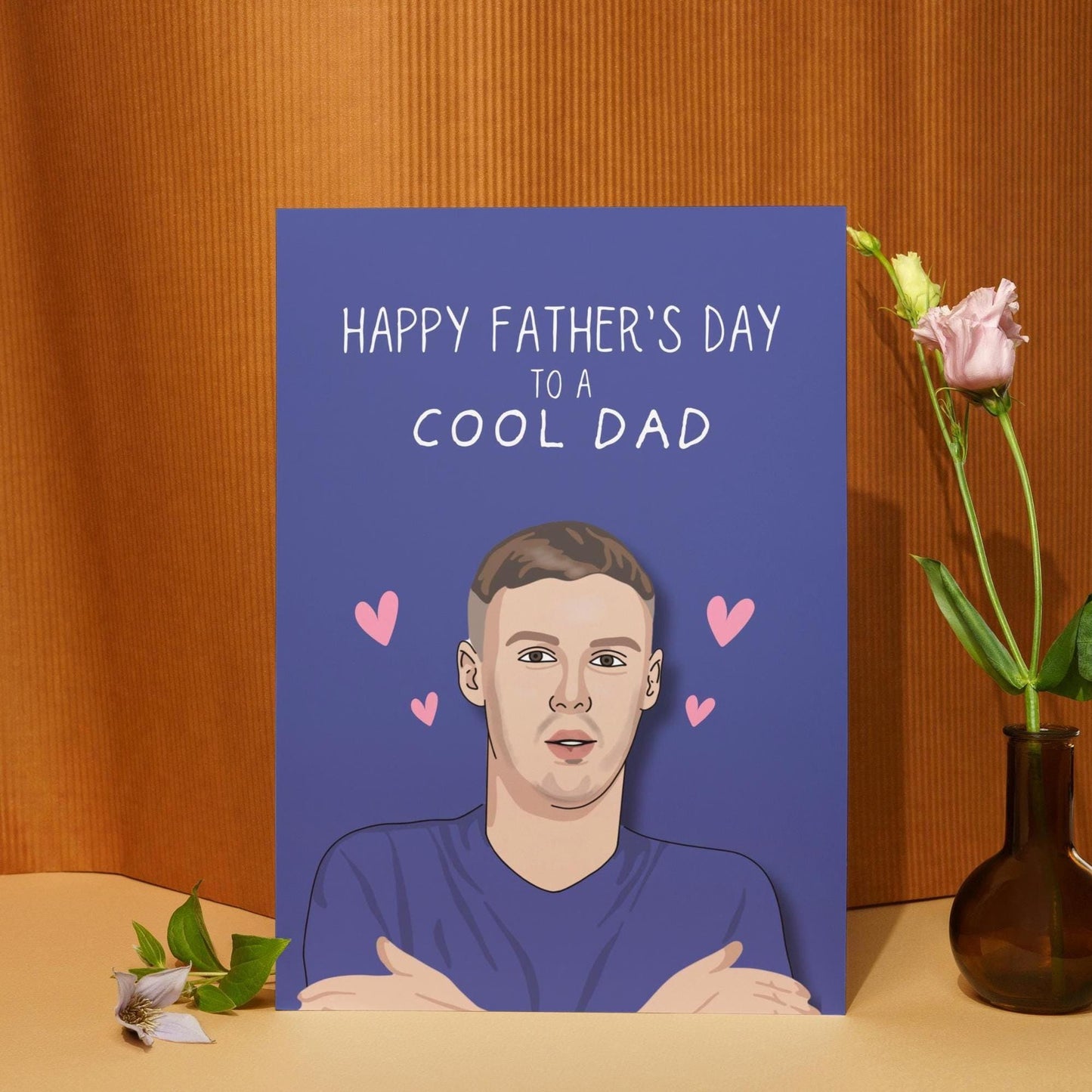 Chelsea FC Father’s Day Card - Cole Palmer Cold Palmer Pun Card for Dad - Football Fan Gift - Chelsea Supporter Card - Card for Dad