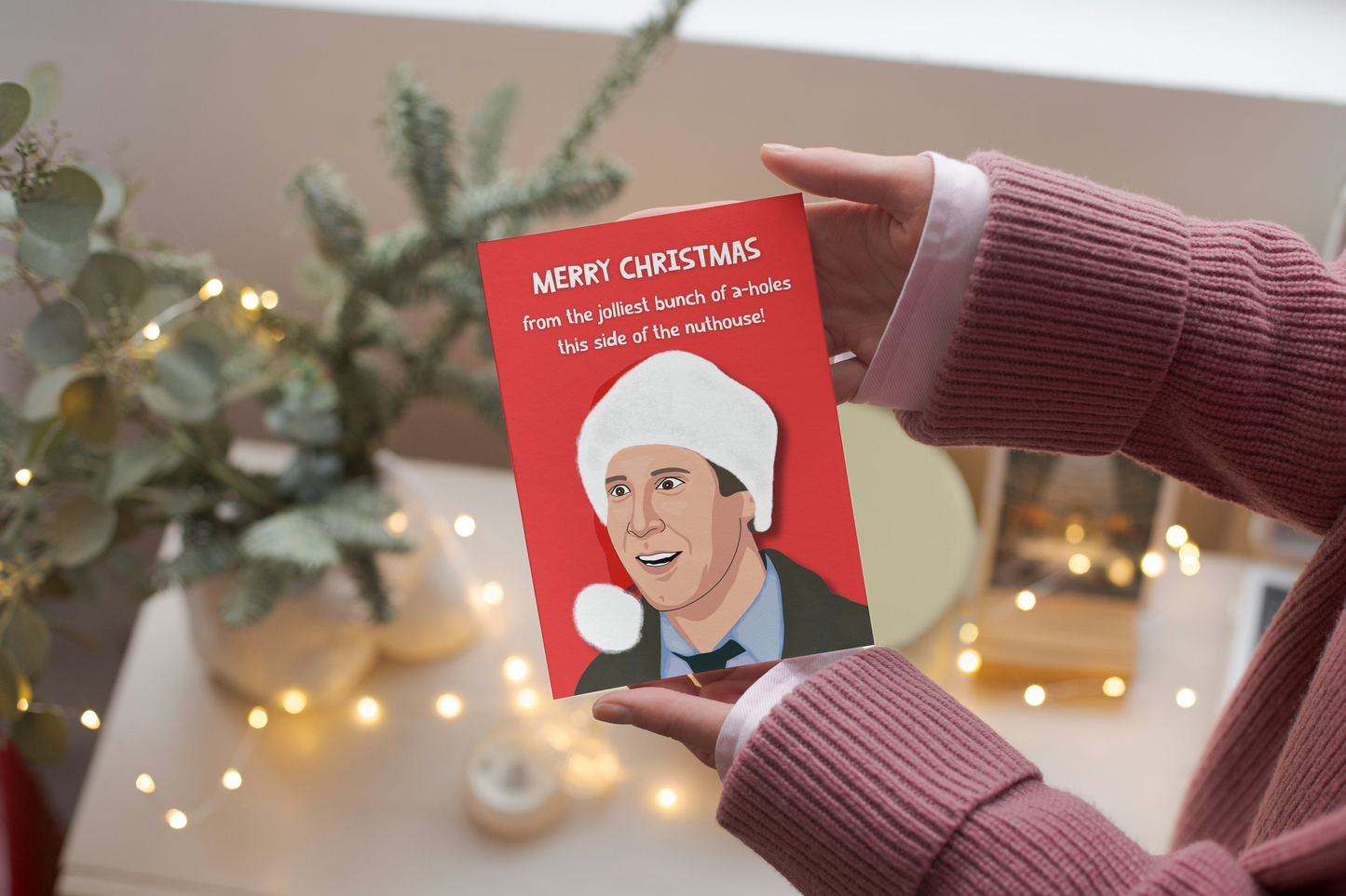 Funny National Lampoon's Christmas Card - Clark Griswold Movie Quote