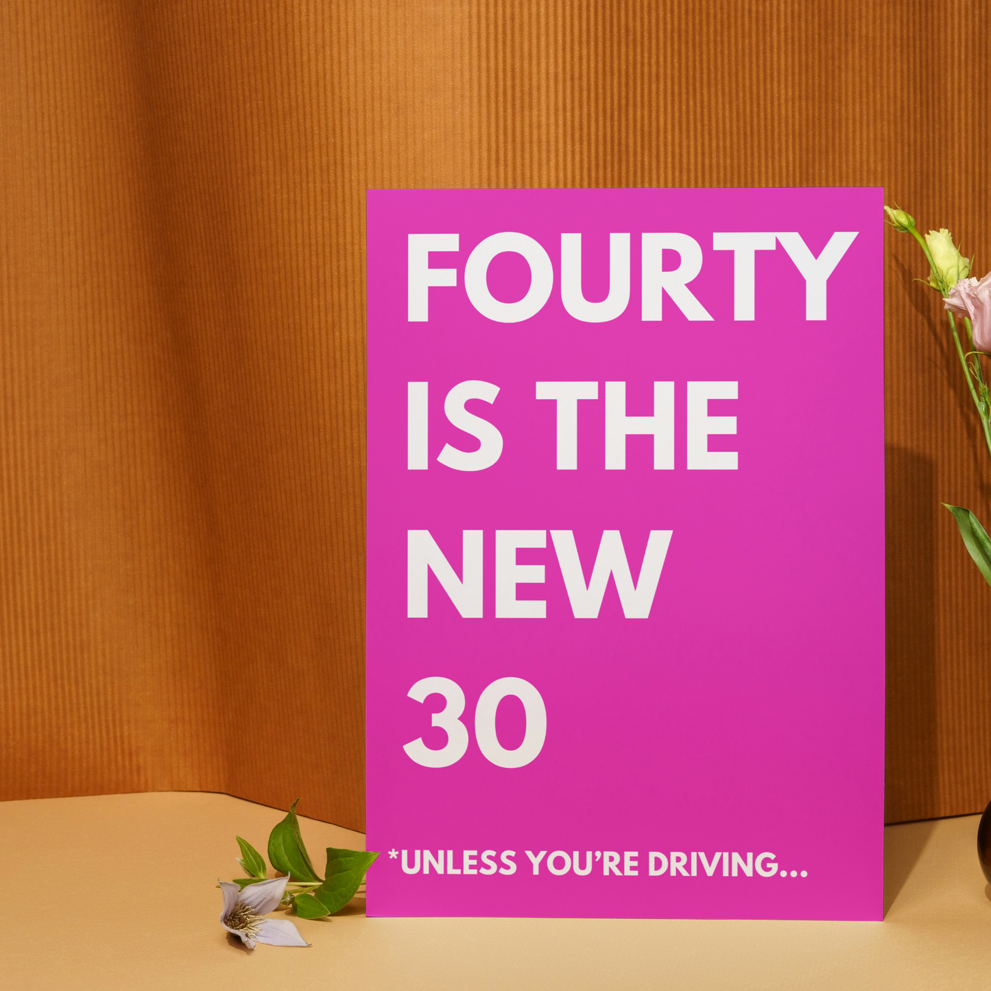 Funny 40th Milestone Birthday Card - Hilarious Celebration Card for Him or Her - Perfect 40th Birthday Gift!