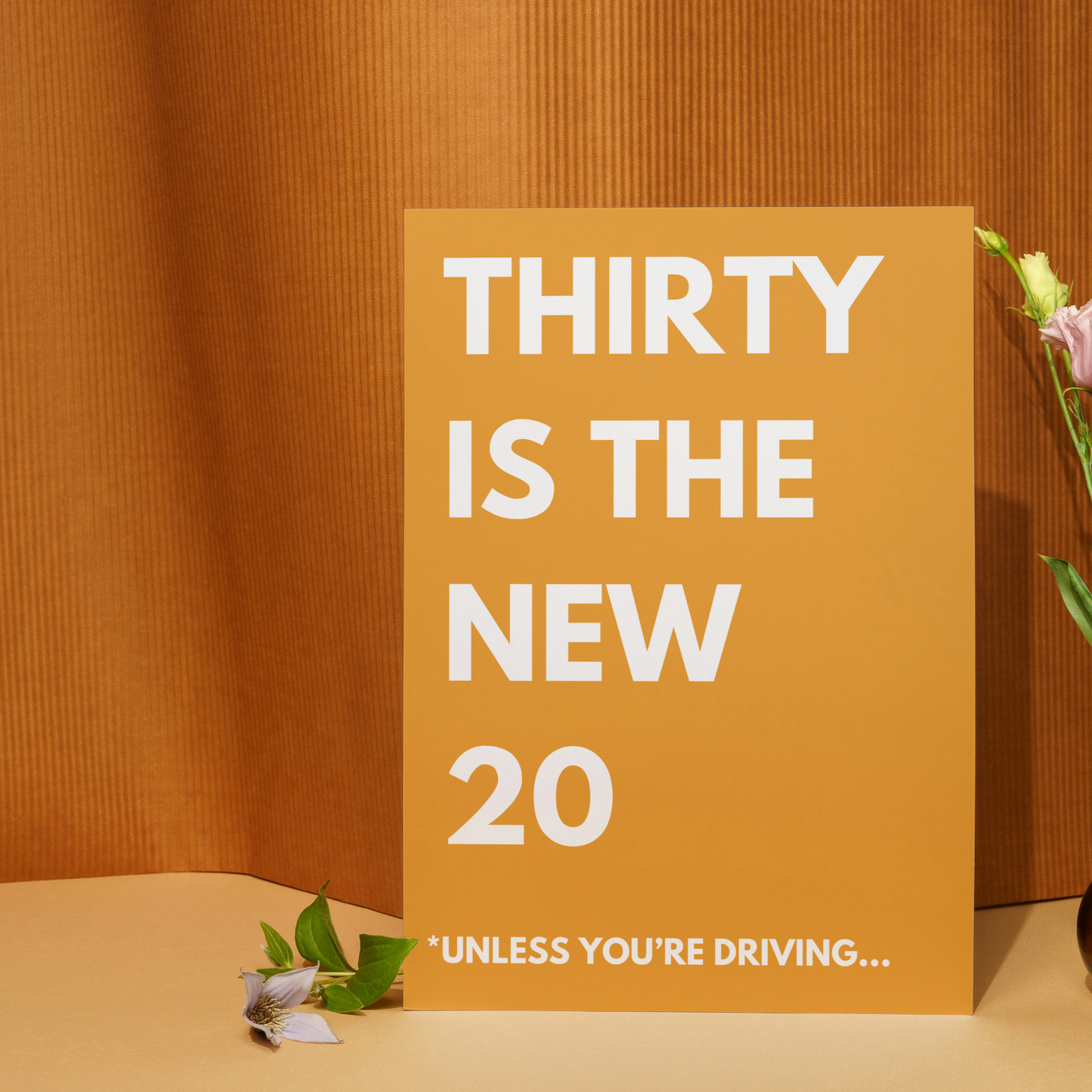Funny 30th Milestone Birthday Card - Hilarious Celebration Card for Him or Her - Perfect 30th Birthday Gift - 20 is the new 30