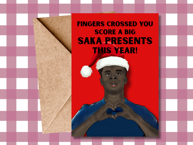 football christmas cards
