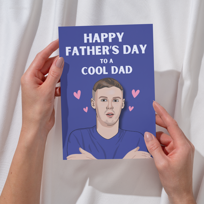 Chelsea FC Father's Day Card: Cole Palmer Pun - Football Dad card