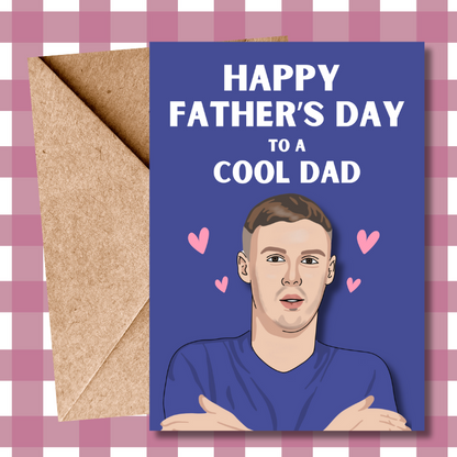 Chelsea FC Father's Day Card: Cole Palmer Pun - Football Dad card