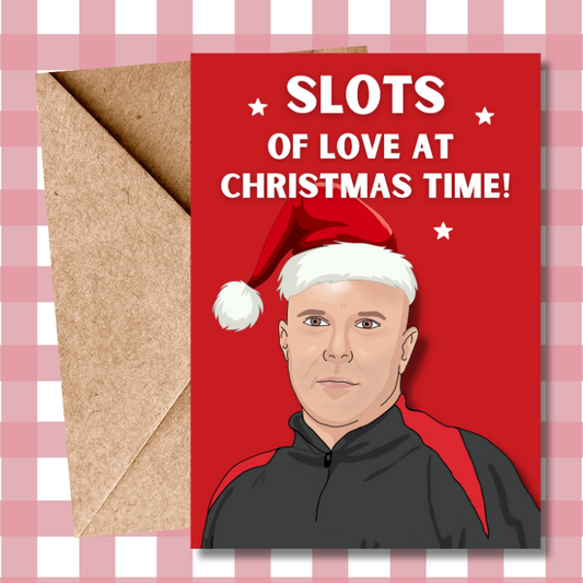 Arne Slot Liverpool fc Football Premier League Slots of love Christmas Card - For him, For her, For Liverpool supporters, For reds fans