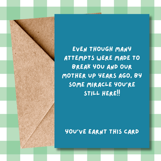 Funny Father in Law, Father Figure, Fathers Day Card, For Father In Law