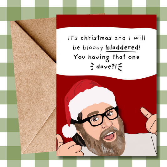The Royle Family Jim Royle Christmas Card, Funny British Sitcom Card, Humorous Holiday Greeting, TV Show Fan Gift