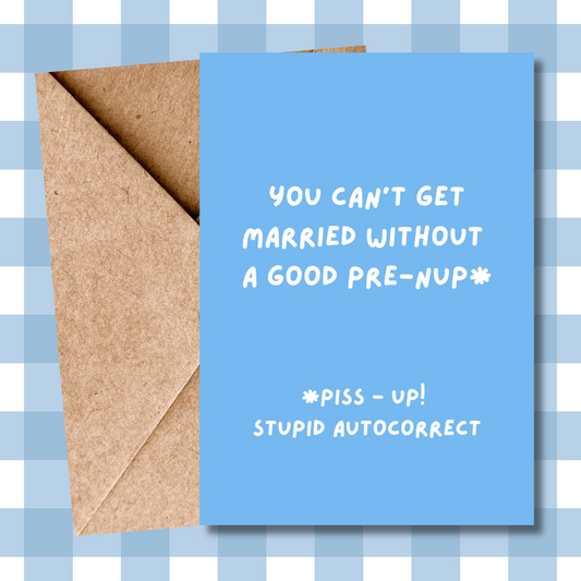 Funny Wedding Card, The Happy Couple, Congratulations , Mr and Mrs, humour card, funny wedding, word cards, auto correct card, Card for them