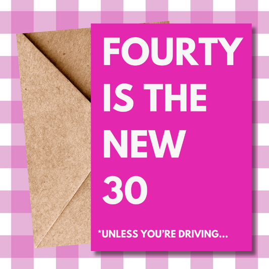 Funny 40th Milestone Birthday Card - Hilarious Celebration Card for Him or Her - Perfect 40th Birthday Gift!