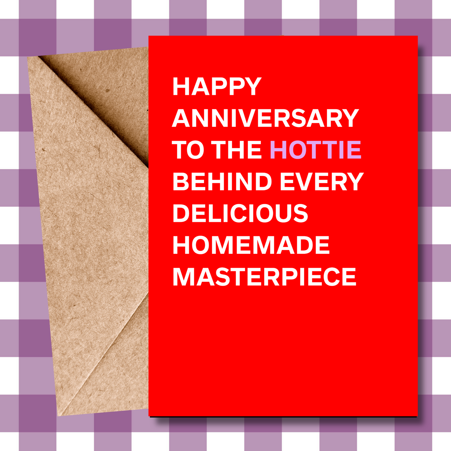 Funny Anniversary Card – Wife Birthday or Valentine’s – Homemade Cooking Joke