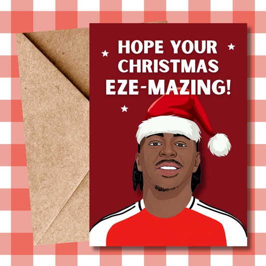 Eze Arsenal Christmas Card for him, for her