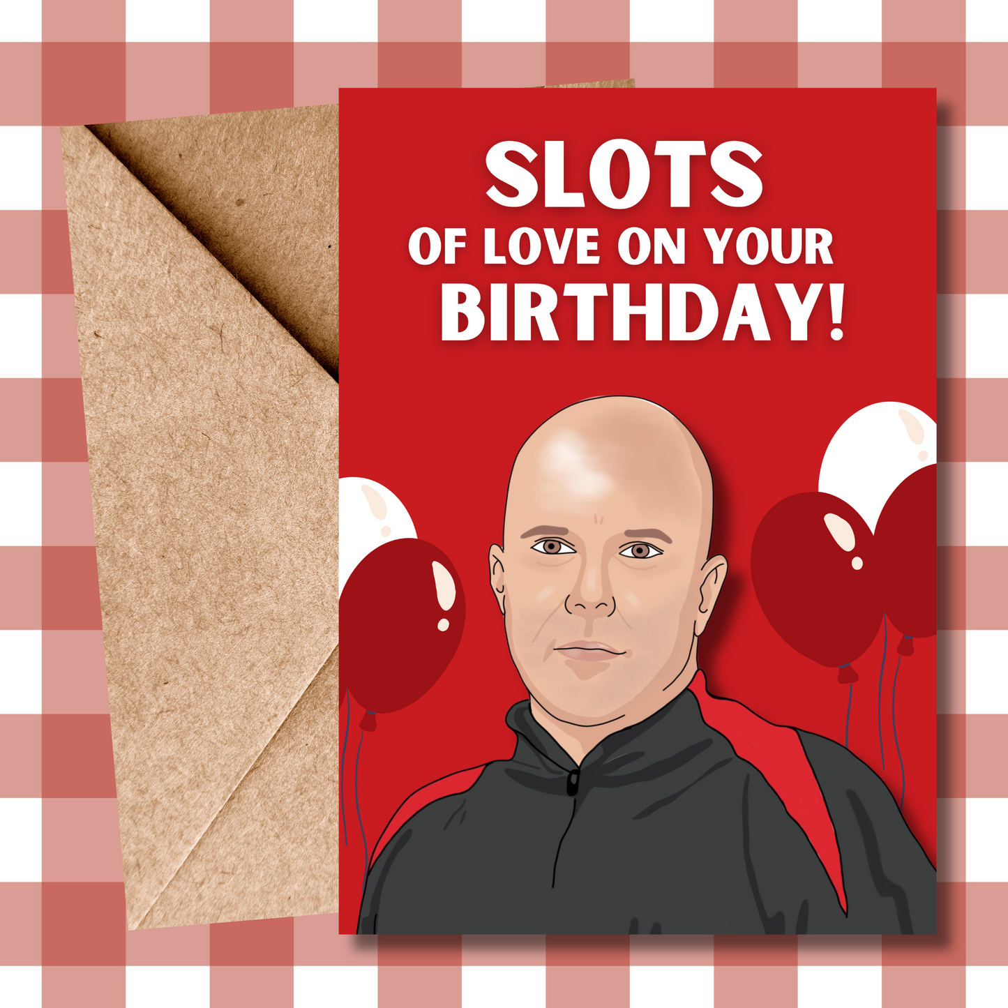 Arne Slot Birthday Card: Liverpool Football Fan Gift - YNWA