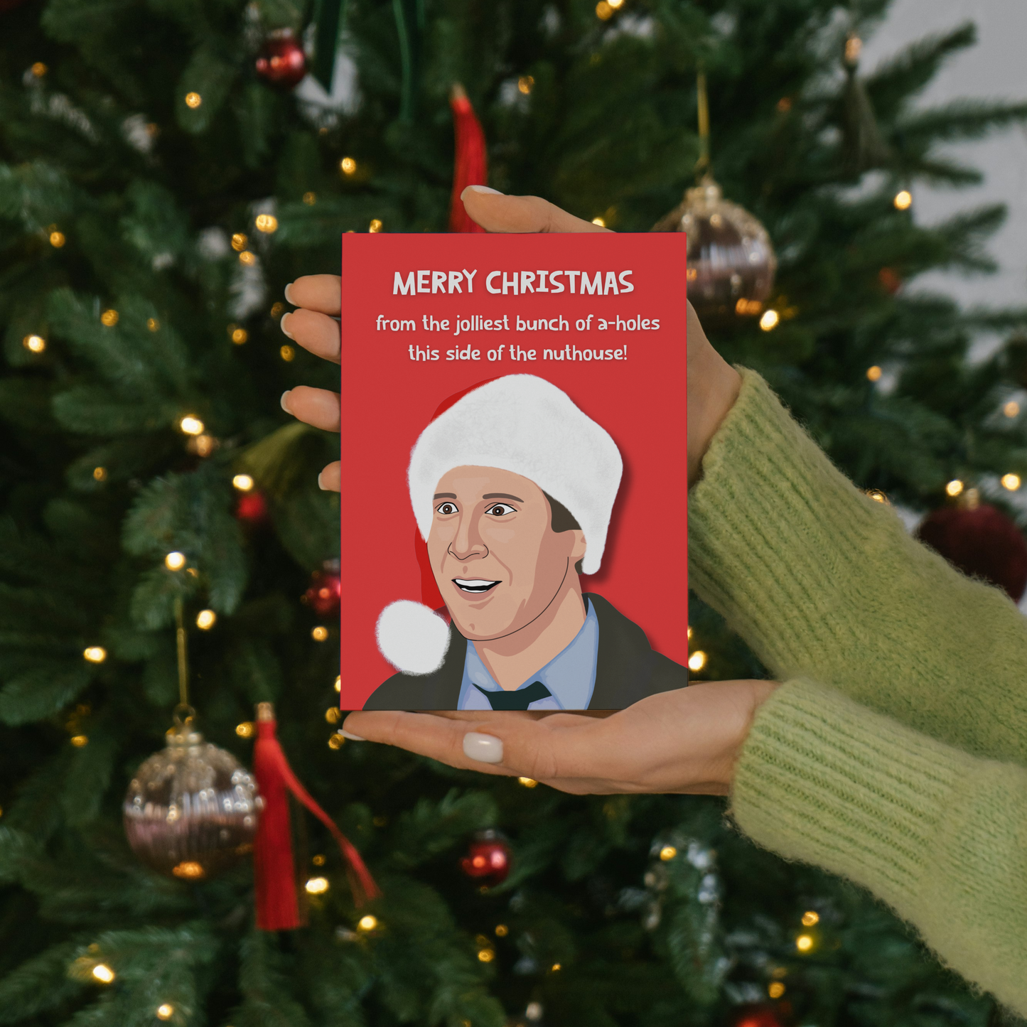 Funny National Lampoon's Christmas Card - Clark Griswold Movie Quote