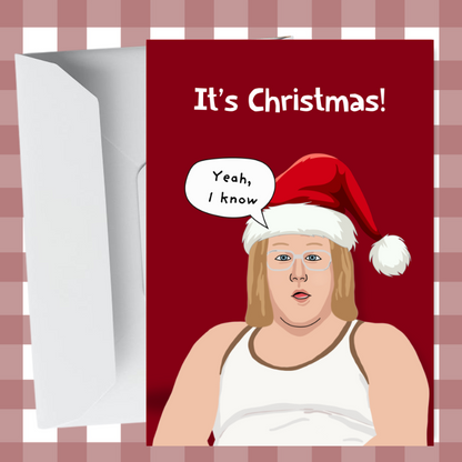Funny Christmas Card - Little Britain Lou and Andy - Comedy Xmas gift - A6