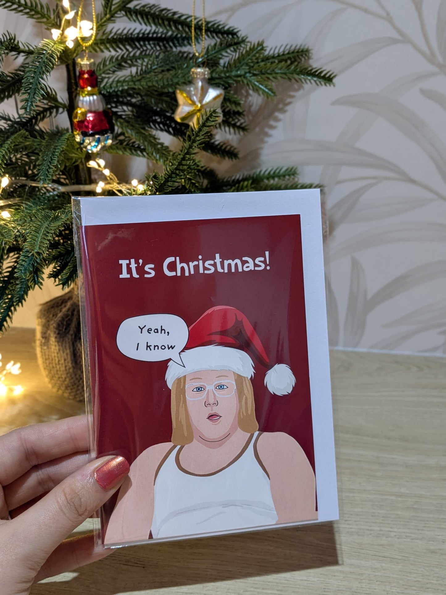 Funny Christmas Card - Little Britain Lou and Andy - Comedy Xmas gift - A6