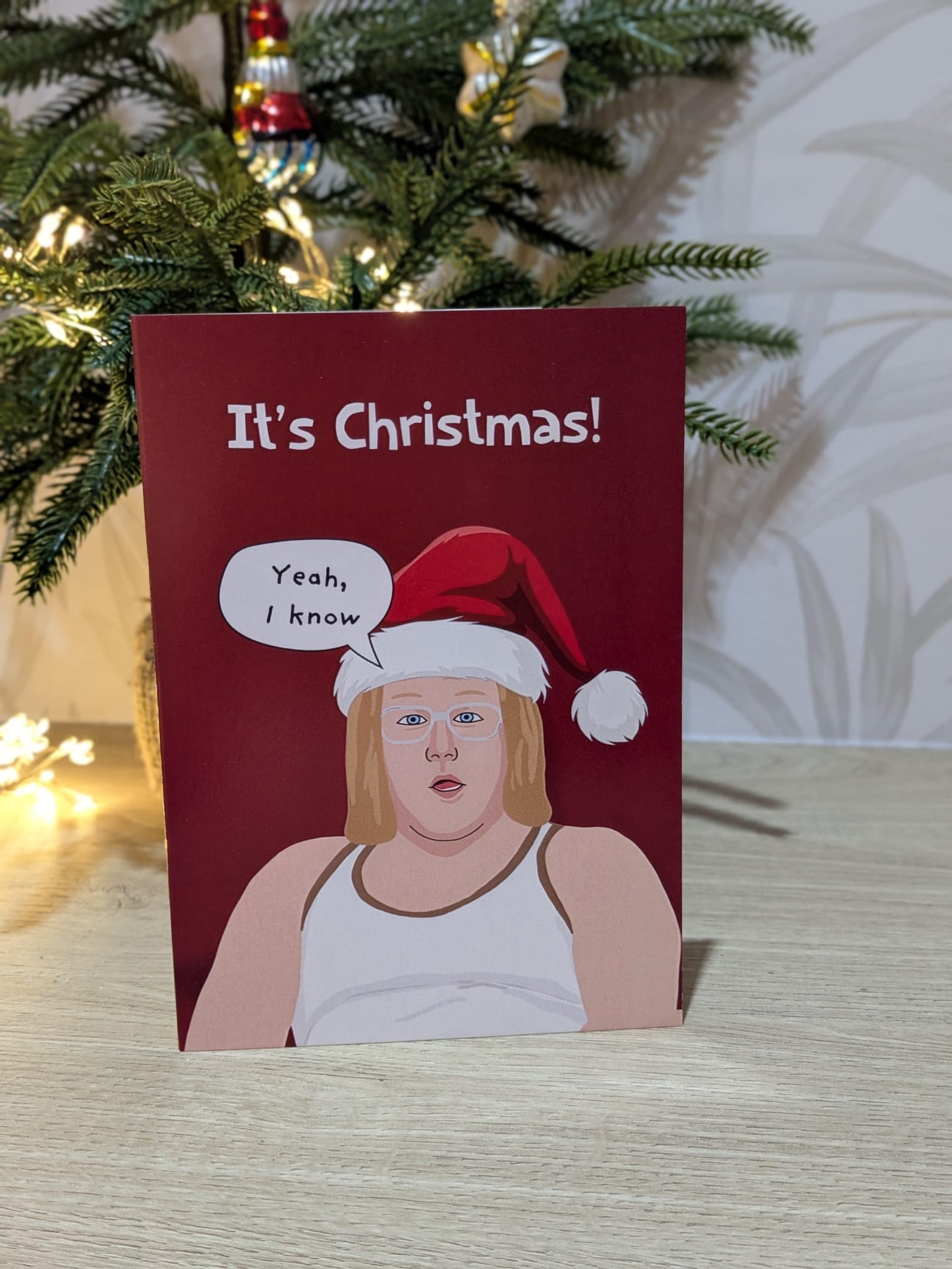Funny Christmas Card - Little Britain Lou and Andy - Comedy Xmas gift - A6
