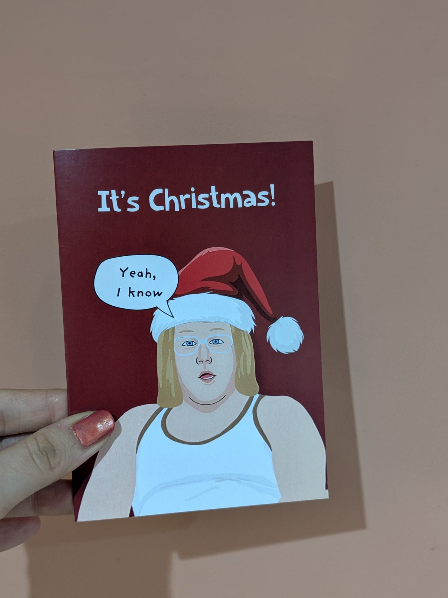 Funny Christmas Card - Little Britain Lou and Andy - Comedy Xmas gift - A6