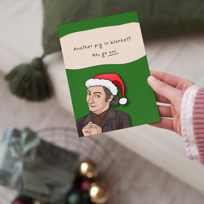 Father Ted, Mrs Doyle, Pigs in Blanket, Christmas Dinner, Christmas Card, For him, For her, For them, For Father Ted fans