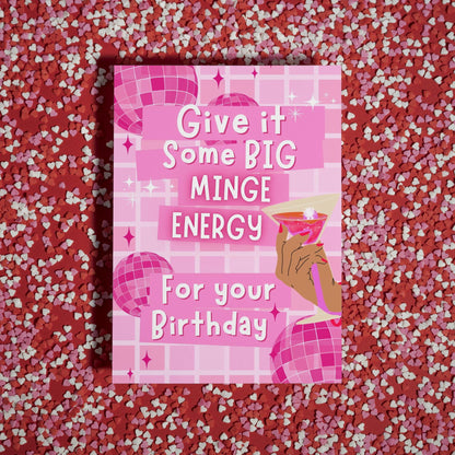Big Minge Energy Birthday Card - Trending TikTok Sound - Perfect for Him, Her, & Friends - FYP Birthday Card - social media gifts