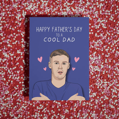 Chelsea FC Father’s Day Card - Cole Palmer Cold Palmer Pun Card for Dad - Football Fan Gift - Chelsea Supporter Card - Card for Dad
