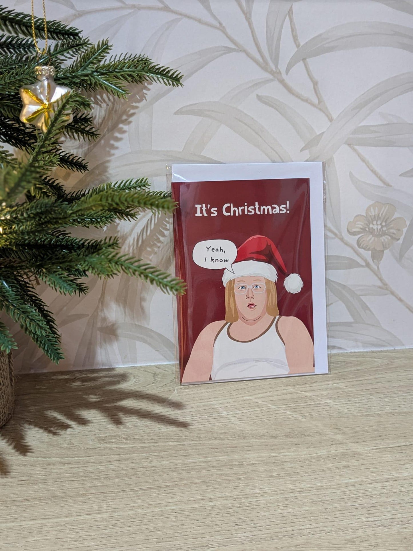 Funny Christmas Card - Little Britain Lou and Andy - Comedy Xmas gift - A6