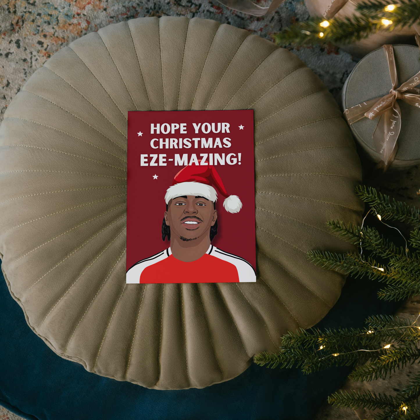 Eze Arsenal Christmas Card for him, for her