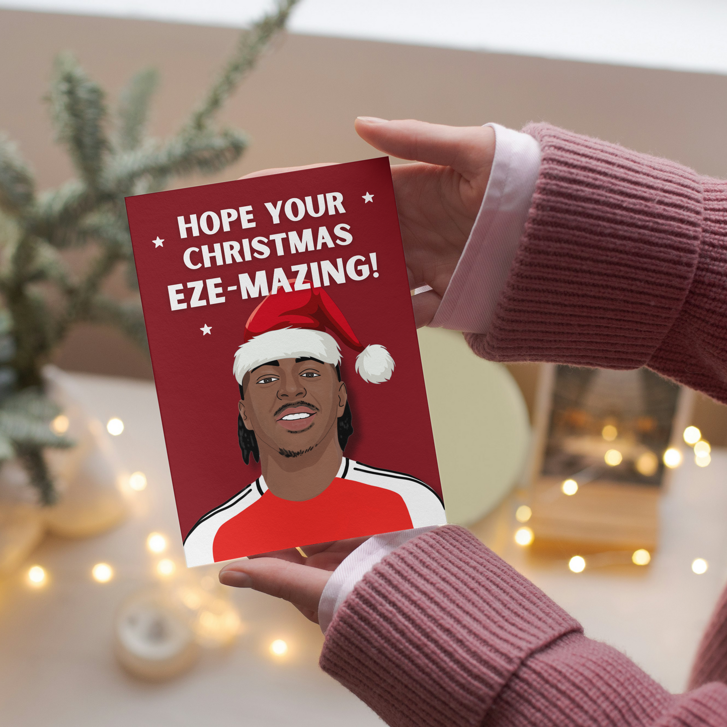Eze Arsenal Christmas Card for him, for her