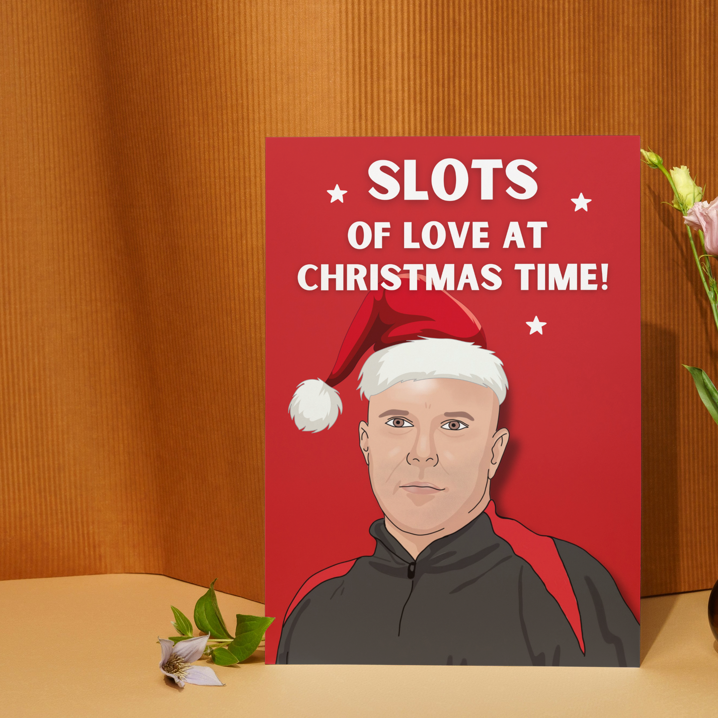 Arne Slot Liverpool fc Football Premier League Slots of love Christmas Card - For him, For her, For Liverpool supporters, For reds fans