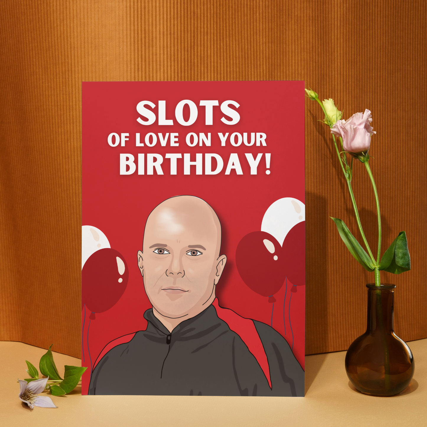Arne Slot Birthday Card: Liverpool Football Fan Gift - YNWA